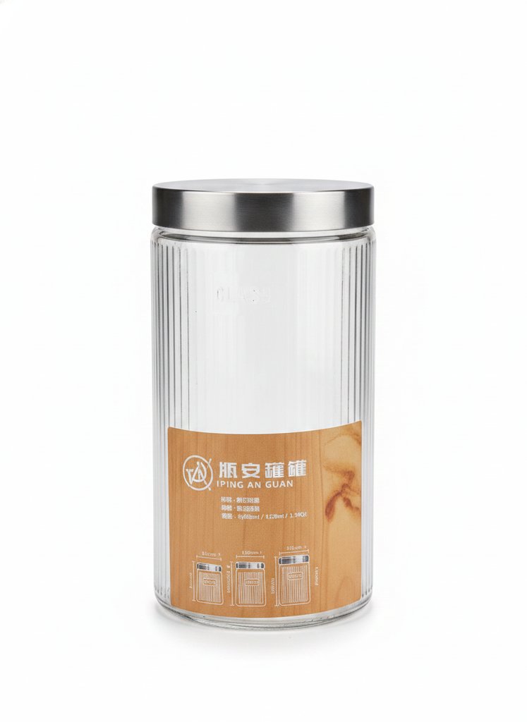 Dayani Super Product GLASS JAR BOTTLE 1700ML