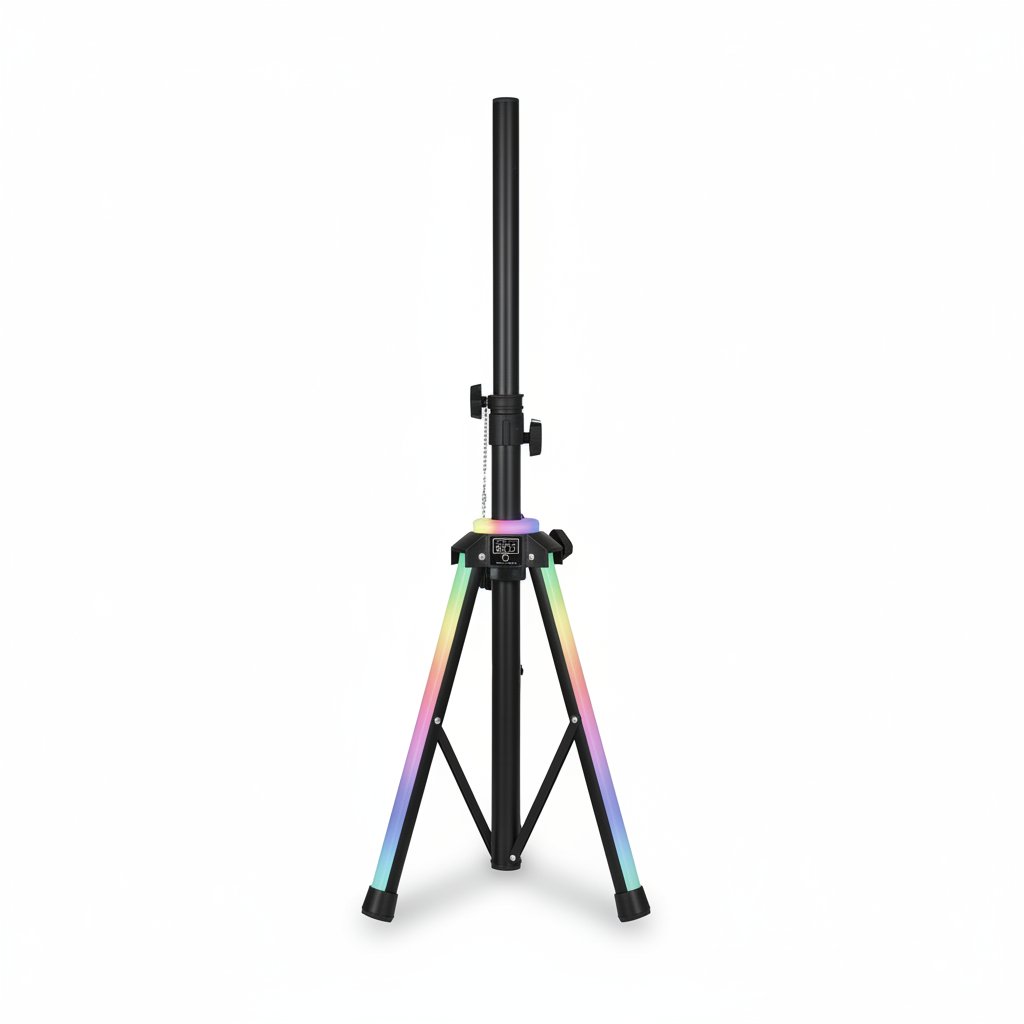 Dayani Super Product SPEAKER STAND TRIPLE LED