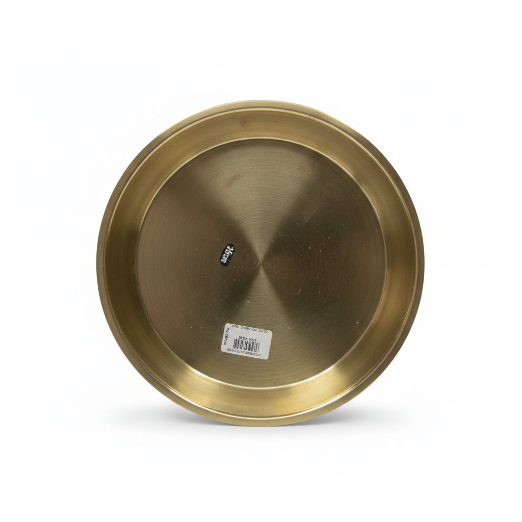 Dayani Super Product SILVER TRAY GOLD 26CM