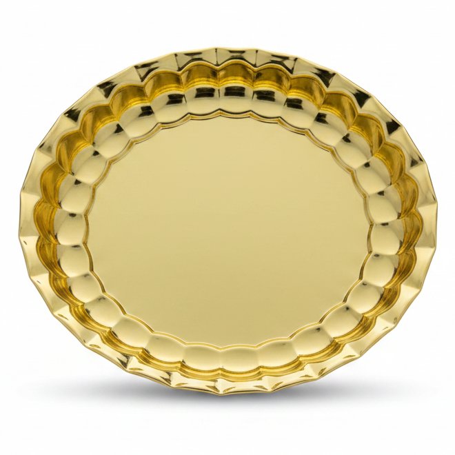 Dayani Super Product GOLD TRAY 24CM