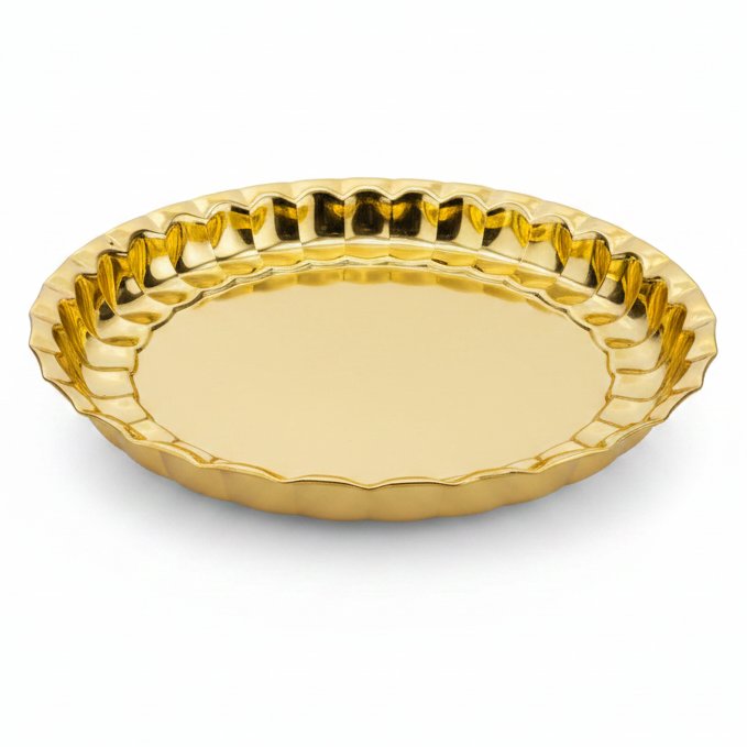 Dayani Super Product GOLD TRAY 26CM