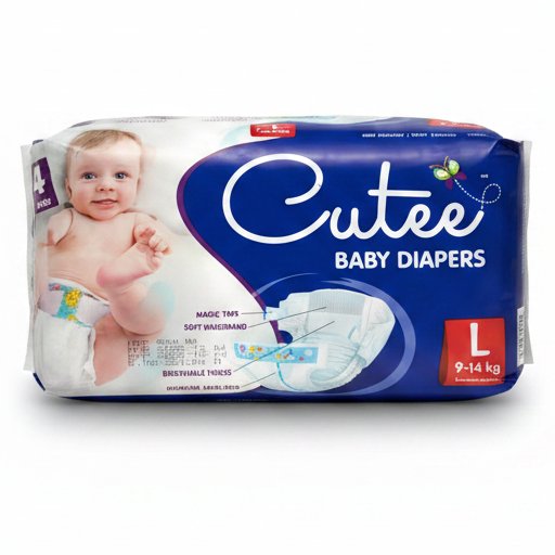 Dayani Super Product CUTEE DIAPERS L