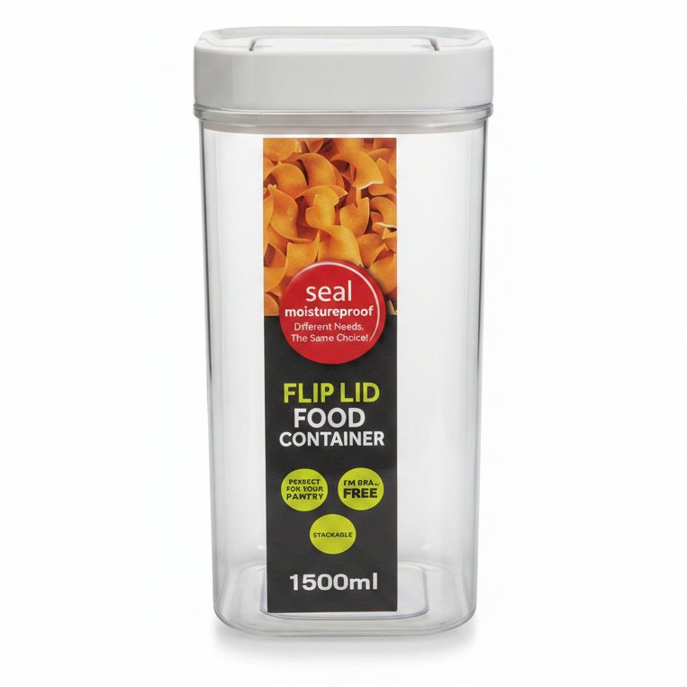 Dayani Super Product FLIP FOOD CONTAINER 1200ML