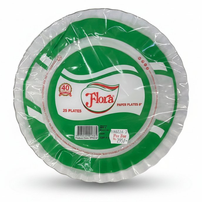 Dayani Super Product FLORA PAPER PLATE 8