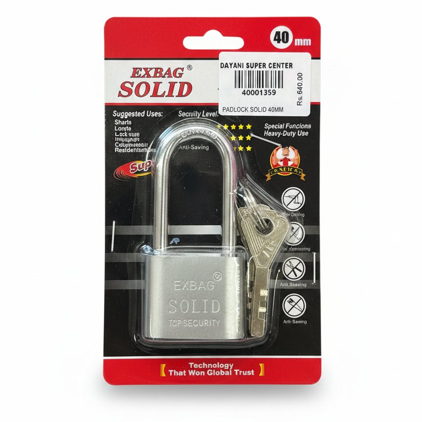 Dayani Super Product PADLOCK SOLID 40MM