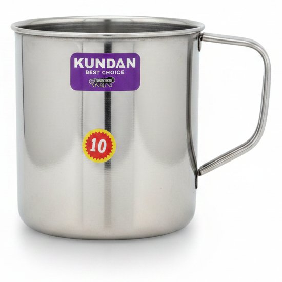 Dayani Super Product SILVER MUG HEAVY 10CM