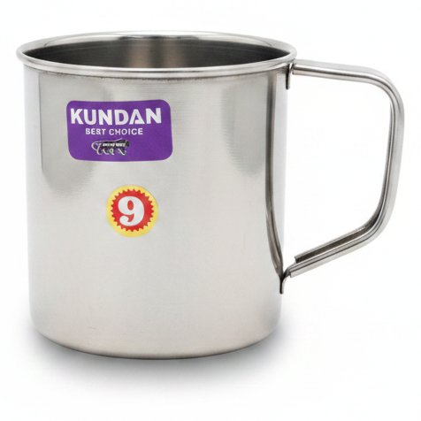 Dayani Super Product SILVER MUG HEAVY 9CM