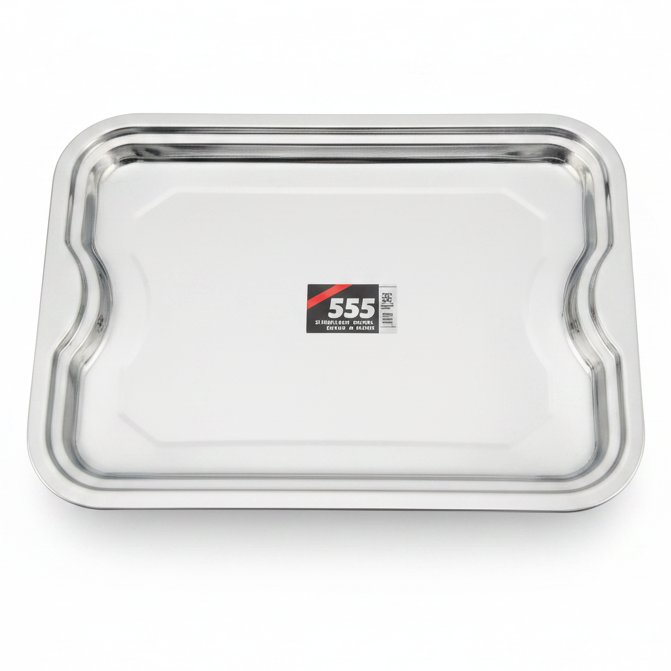 Dayani Super Product SILVER TRAY APPLE 35CM