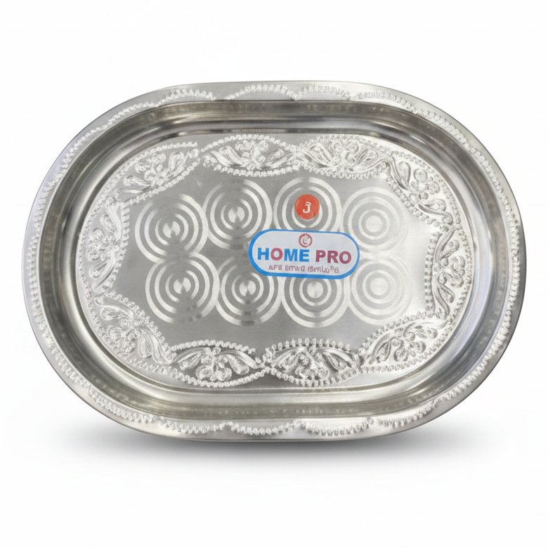 Dayani Super Product SILVER OVEL TRAY 03