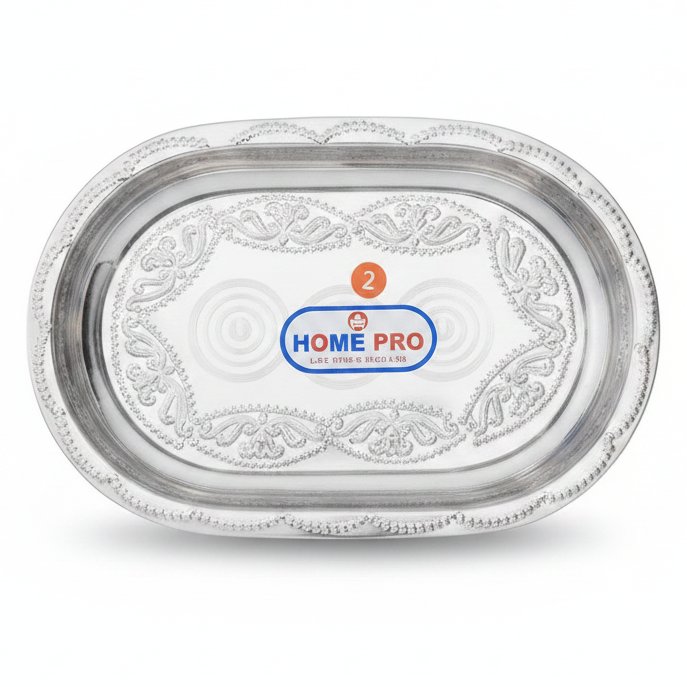 Dayani Super Product SILVER OVEL TRAY 02