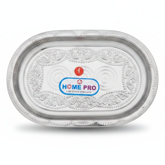 Dayani Super Product SILVER OVEL TRAY 01