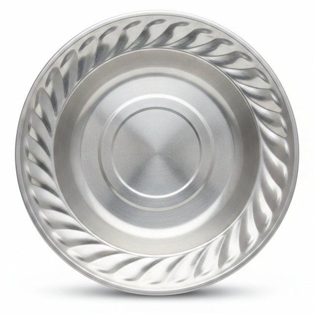 Dayani Super Product SILVER SOUP PLATE 22CM
