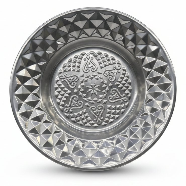 Dayani Super Product SILVER KABALI TRAY 35CM