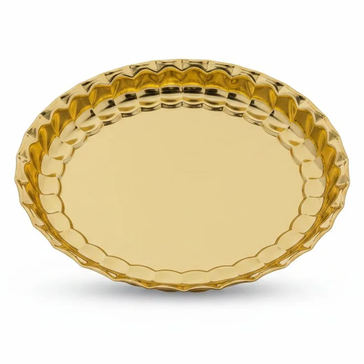 GOLD TRAY 28CM