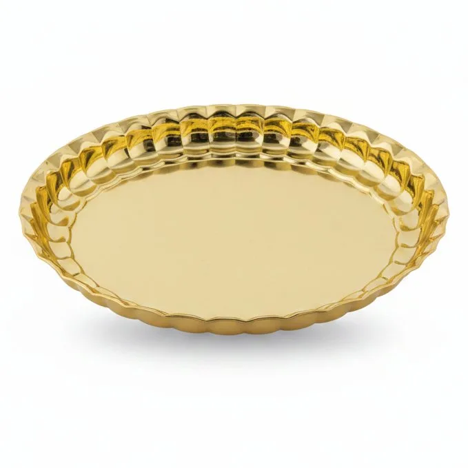 GOLD TRAY 35CM