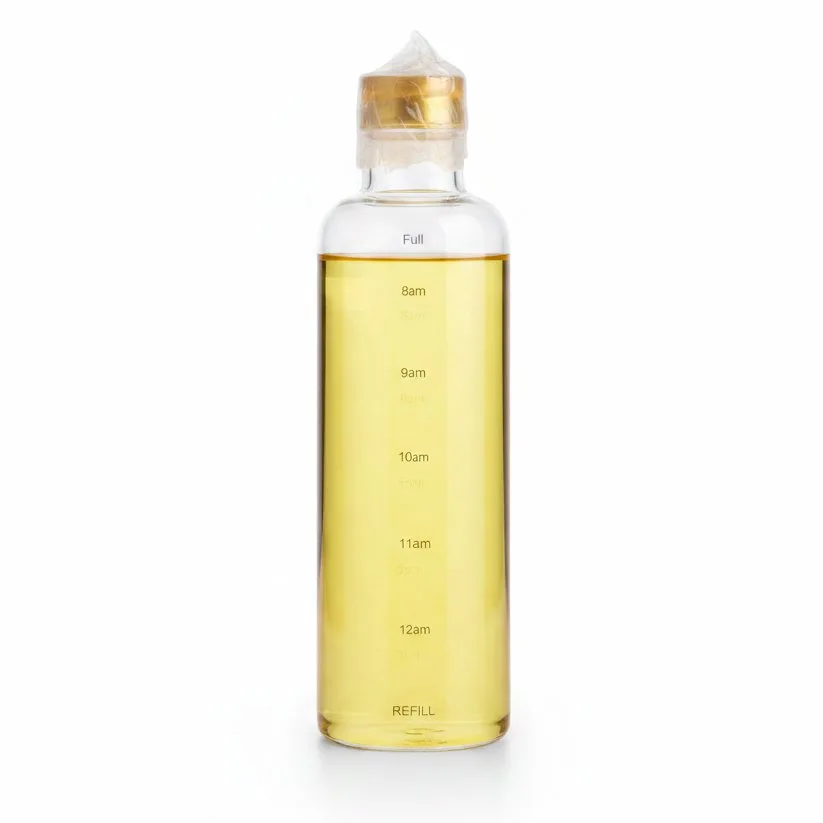 GLASS BOTTLE TIME MUG