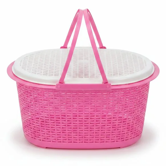 RATTAN BABY BASKET