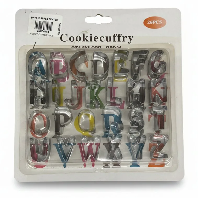COOKIE CUTTER 26PCS