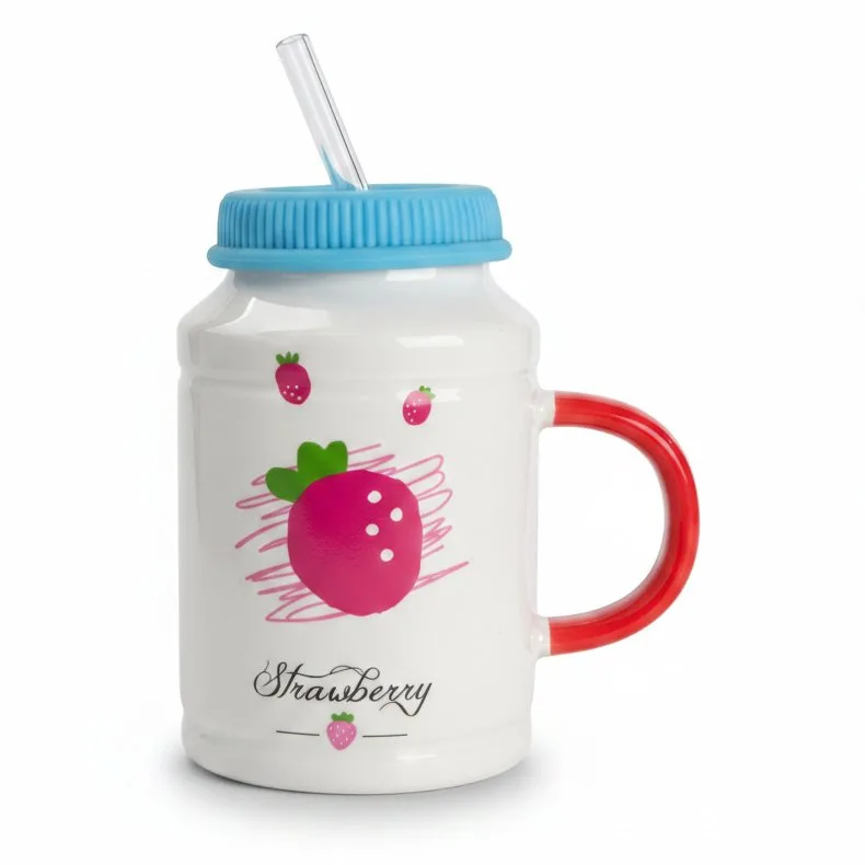 MUG LID STRAWS