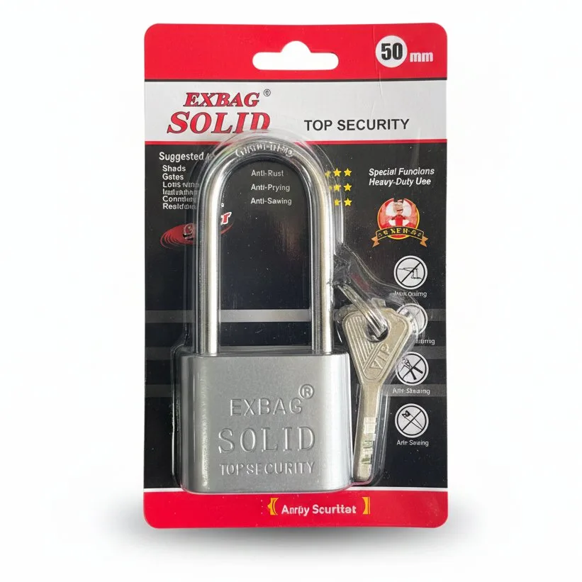 PADLOCK SOLID 50MM