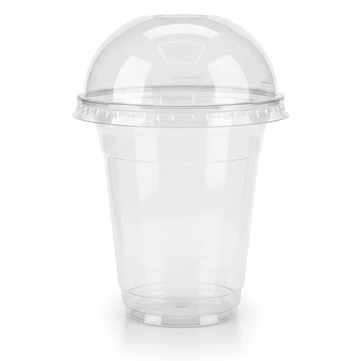 CLEAR J/CUP LID 330ML