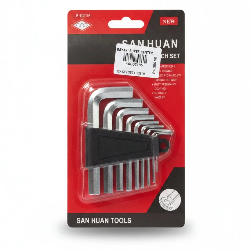 HEX KEY SET LB 021M