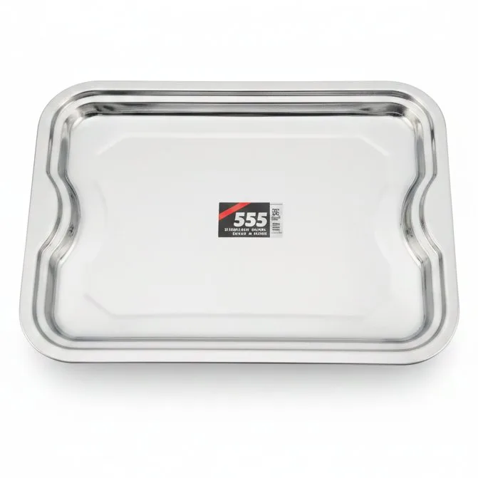 SILVER TRAY APPLE 35CM