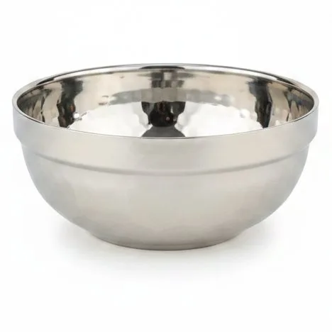 SILVER DOUBLE BOWL 13CM