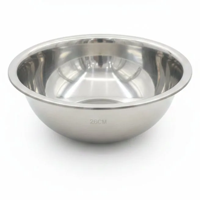SILVER BOWL 26CM
