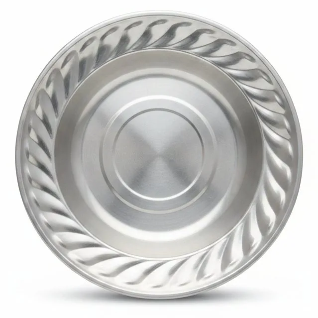 SILVER SOUP PLATE 22CM