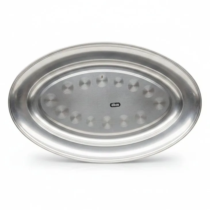 SILVER TRAY OV 40CM
