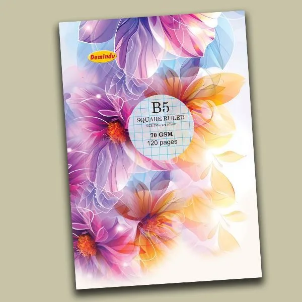 Dumindu B5 Book 120 Pages Square Rule 