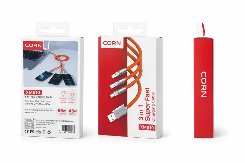 CHARGING CABLE 3IN1 XM610