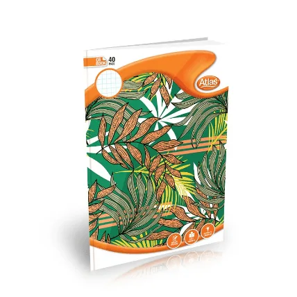 ATLAS BOOK CR 40P SQ