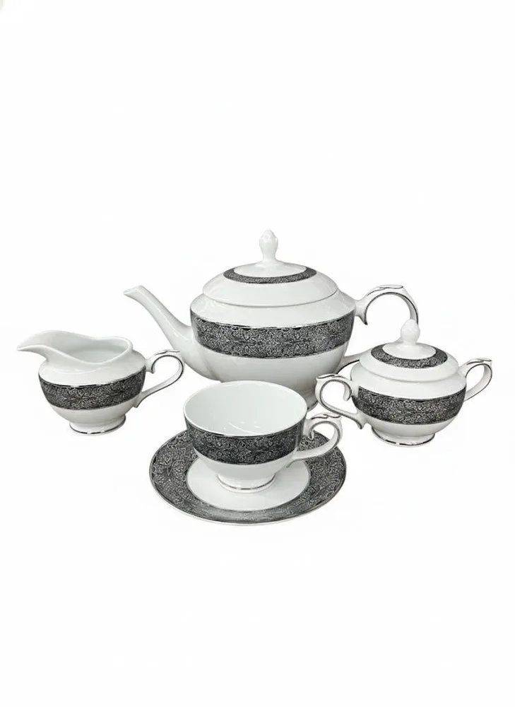 RIMA BLUE 17PCS TEA SET