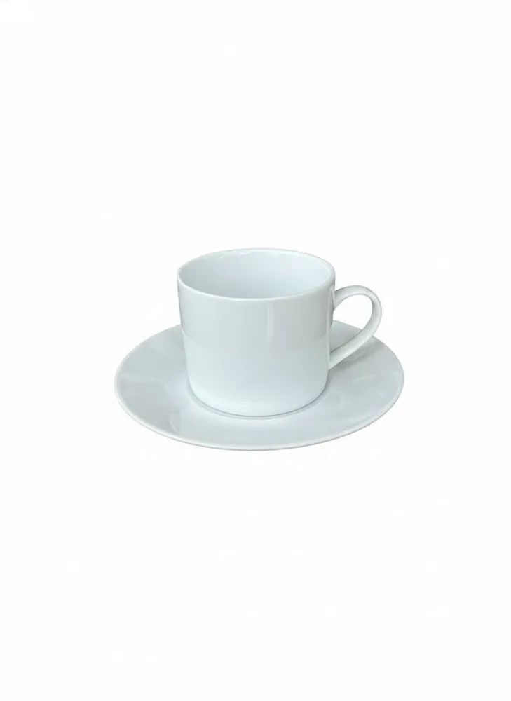 TEA SET WHITE BS 12P