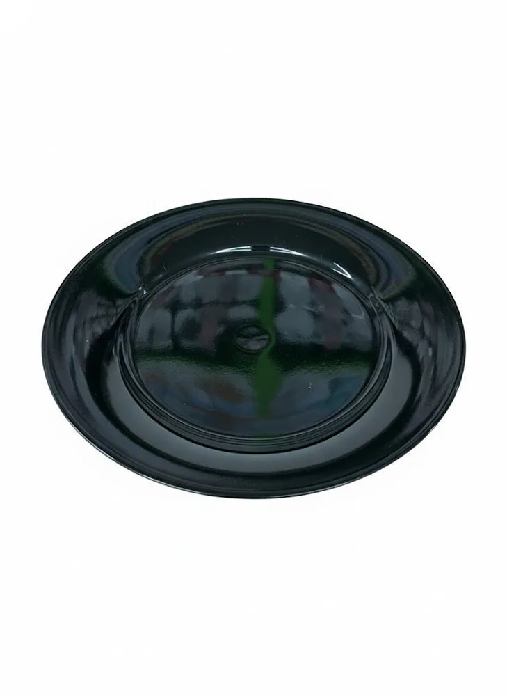 DINNER PLATE SHINE BLACK