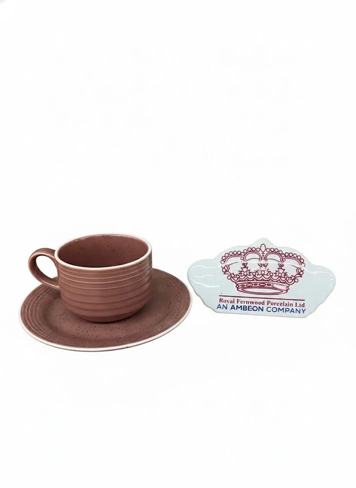 TEA SET MATE 12PCS PINK