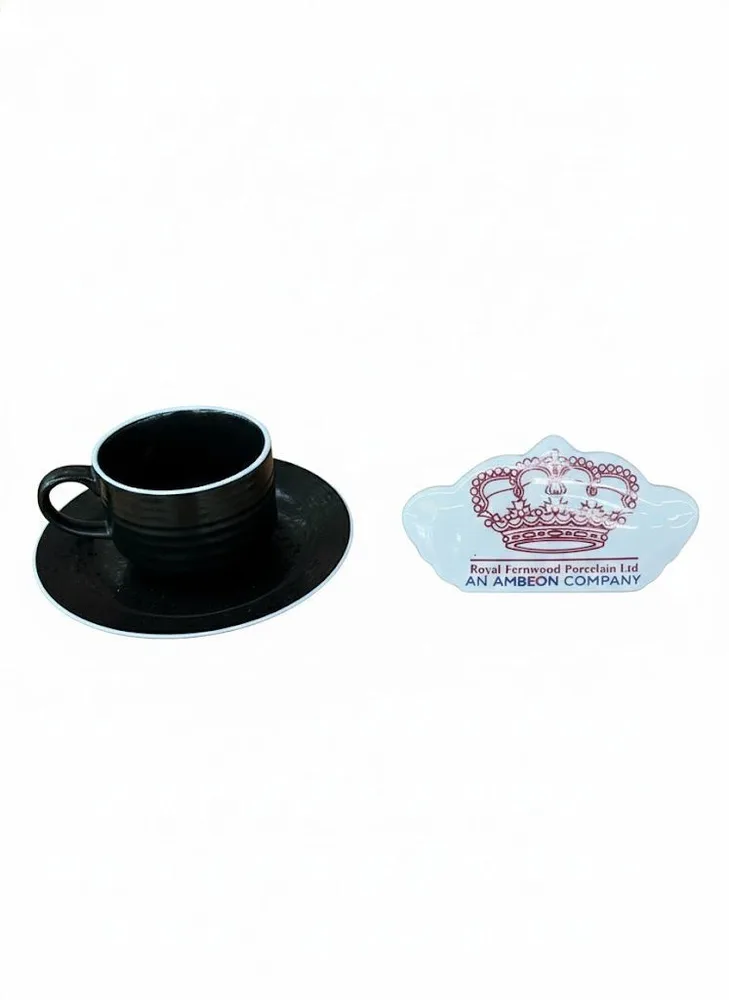 TEA SET MATE 12PCS BLACK