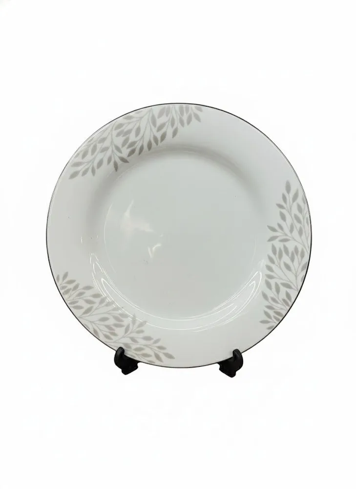 DINNER PLATE SILVER LEAF