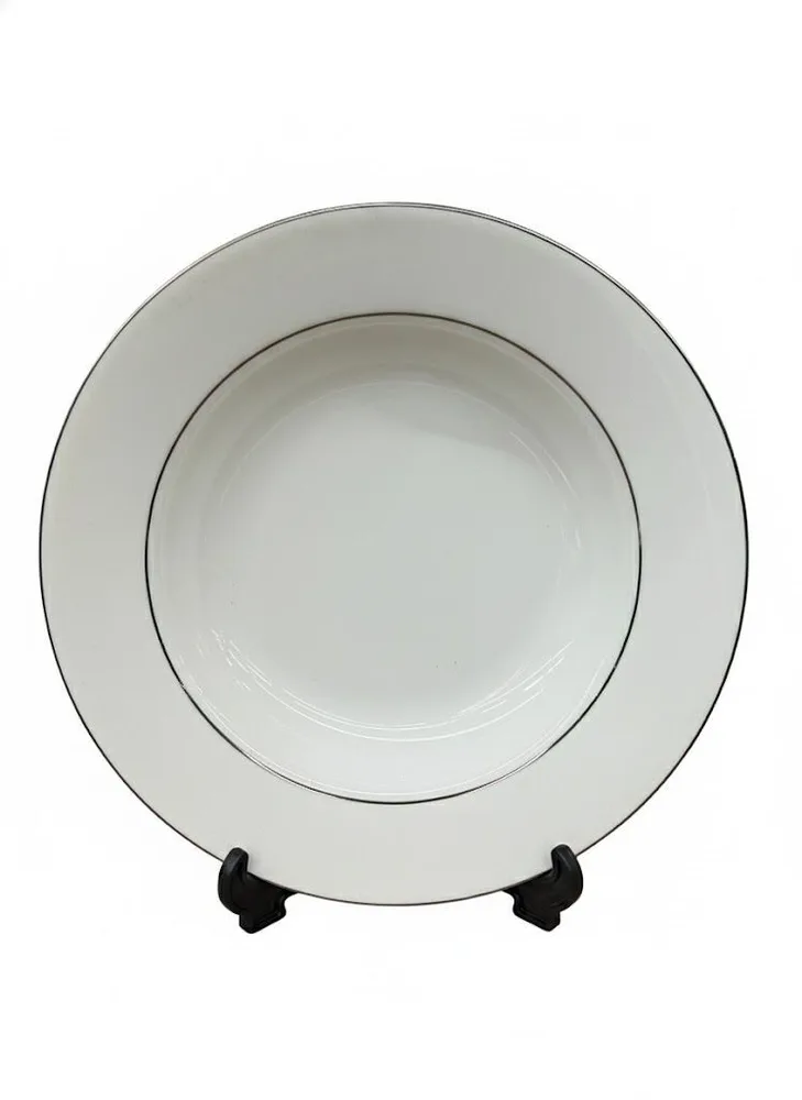 SOUP PLATE SILVER LINE