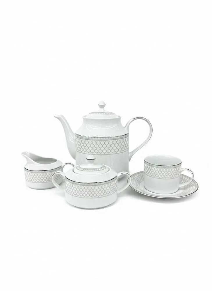 NOHIRO PLATINUM TEA SET 17P