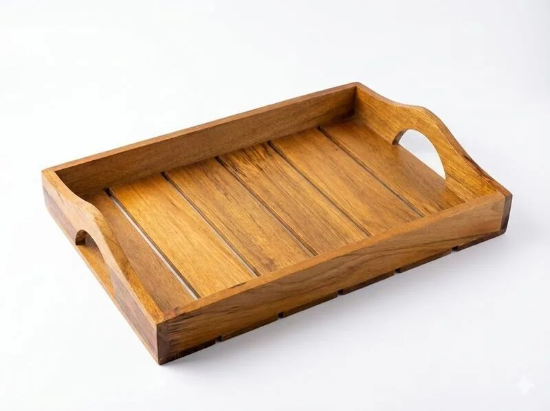 WOODEN TRAY S A1043