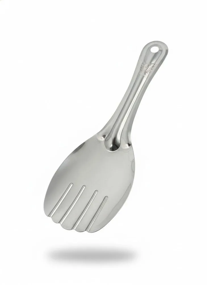 SILVER RICE SPOON 321-6