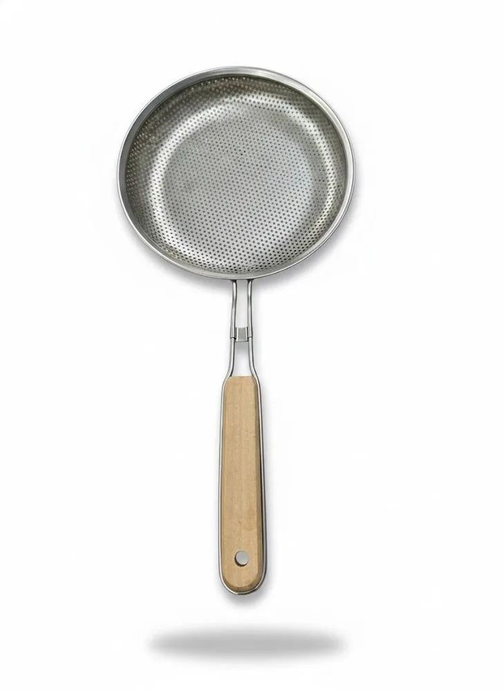 STEEL DEEP OIL SPOON 20CM