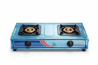 GAS COOKER D/B SILVER GS02
