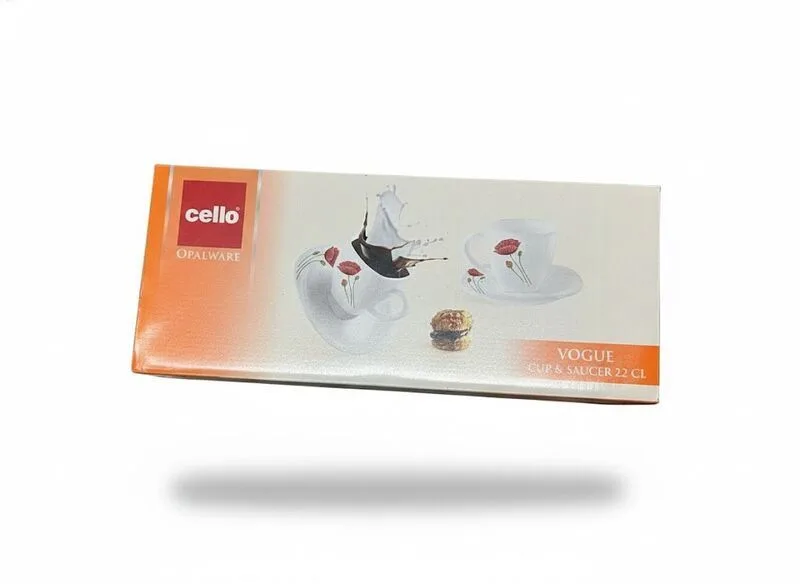 CUP&SAUCER CELLO 22CL SQ