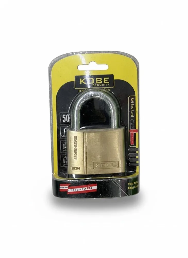 PADLOCK KOBE BRASS 50MM