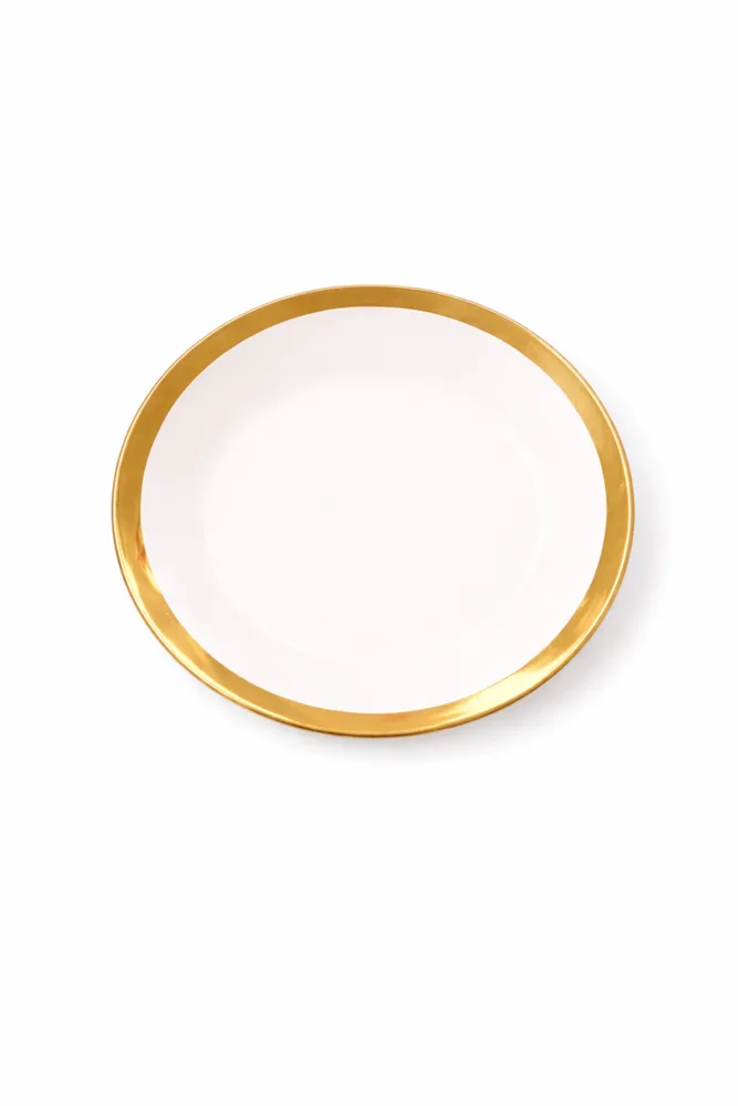 PLATE GOLD LINE 6