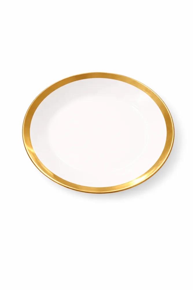 PLATE GOLD LINE 7